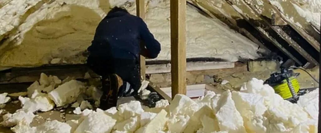 Spray Foam Insulation Removal Essex